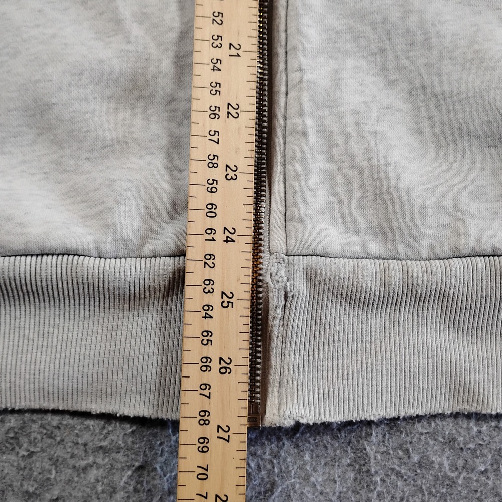 Vuori Womens Restore Hoodie VW251 Full Zip Gray Distressed Athleisure Medium - Picture 5 of 12